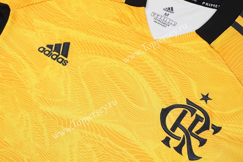 2021-2022 Flamengo Goalkeeper Yellow Thailand Soccer Jersey-418