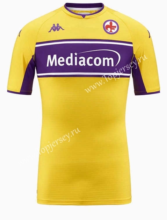 2021-2022 Fiorentina Yellow Thailand Soccer Jersey AAA-512