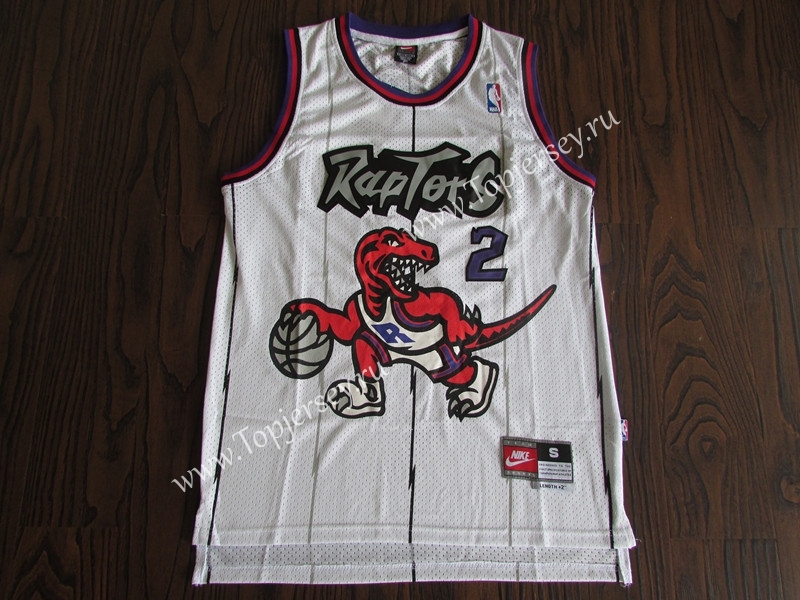 Retro Edition Toronto Raptors White #2 NBA Jersey