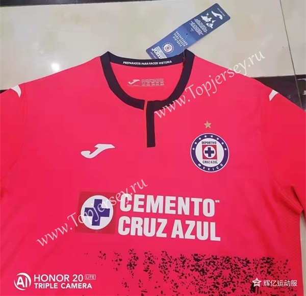2021-2022 Cruz Azul 2nd Away Red Thailand Soccer Jersey AAA-2007