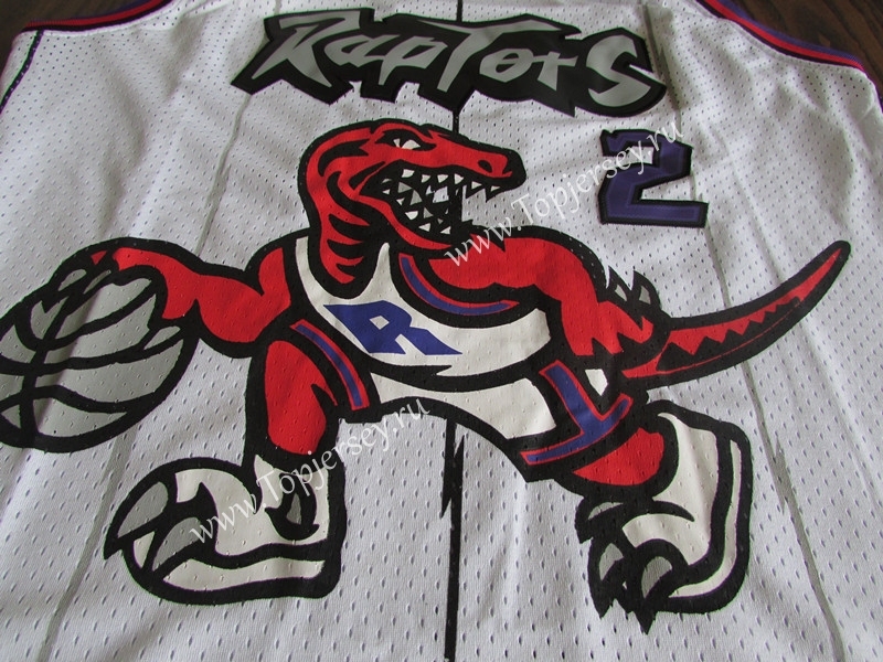 Retro Edition Toronto Raptors White #2 NBA Jersey