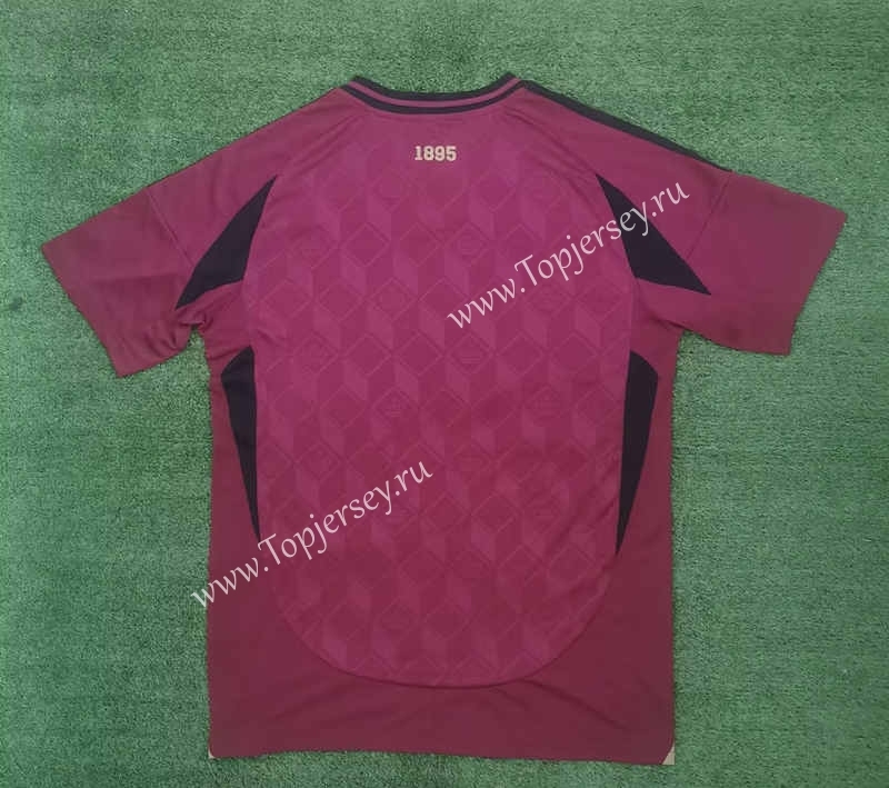 2024-2025 Belgium Home Red Thailand Soccer Jersey AAA-416