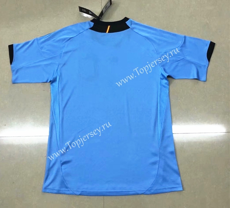 Retro Version 2012 Spain Away Blue Thailand Soccer Jersey AAA-HR