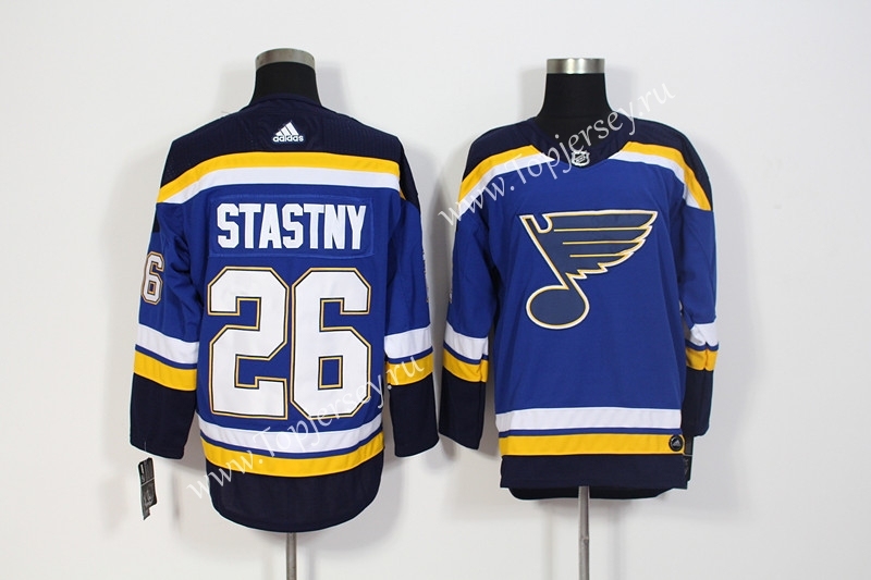 Scottrade Center Blue #26 NHL Jersey