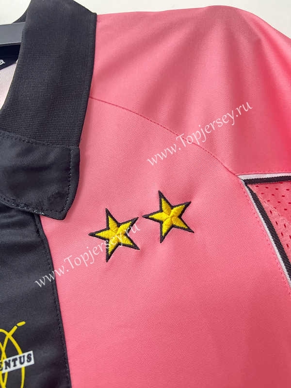 Retro Version 97-98 Juventus Away Pink Thailand Soccer Jersey AAA-811