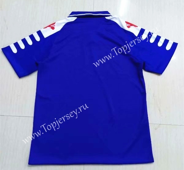 Retro Version 1998- 1999 Fiorentina Blue Thailand Soccer Jersey AAA-503