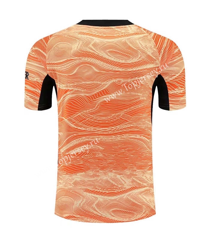 2021-2022 Manchester United Goalkeeper Orange Thailand Soccer Jersey Jersey-418