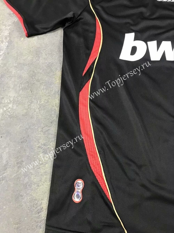 Retro Version 2006 AC Milan 2nd Away Black Thailand Soccer Jersey AAA-SL