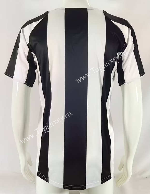 Retro Version 04-05 Juventus Home Black&White Thailand Soccer Jersey AAA-503