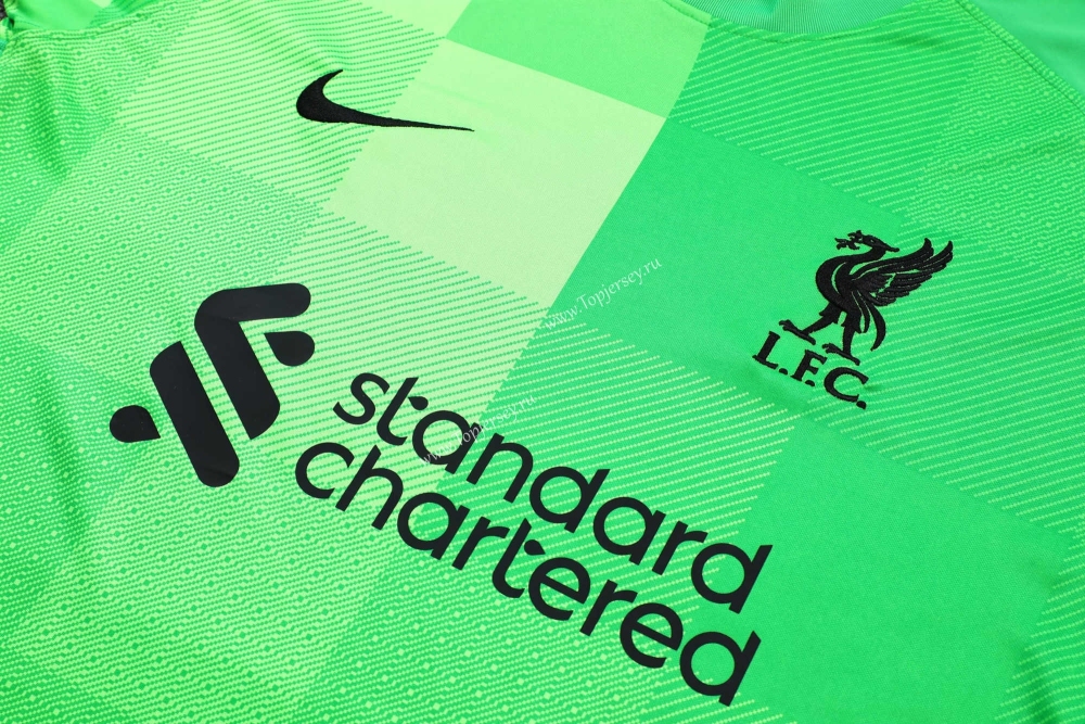 2021-2022 Liverpool Goalkeeper Green Thailand Soccer Jersey-418