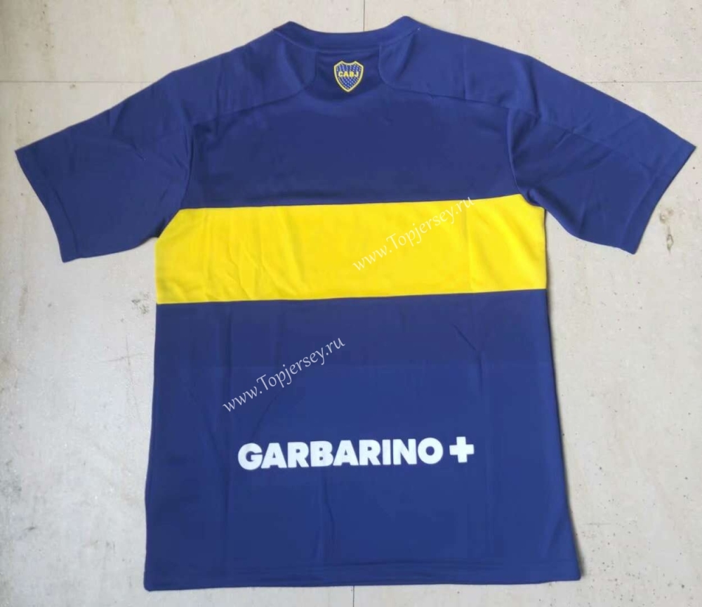 Commemorative Edition Boca Juniors Home Blue Thailand Soccer Jersey AAA-7T