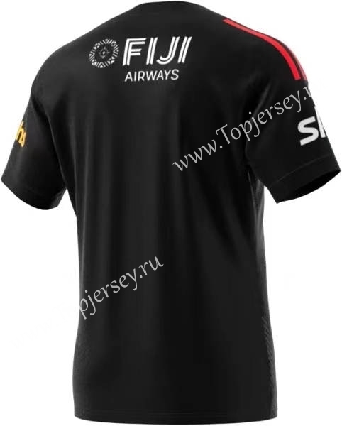 2022 Crusader Black Thailand Rugby Jersey