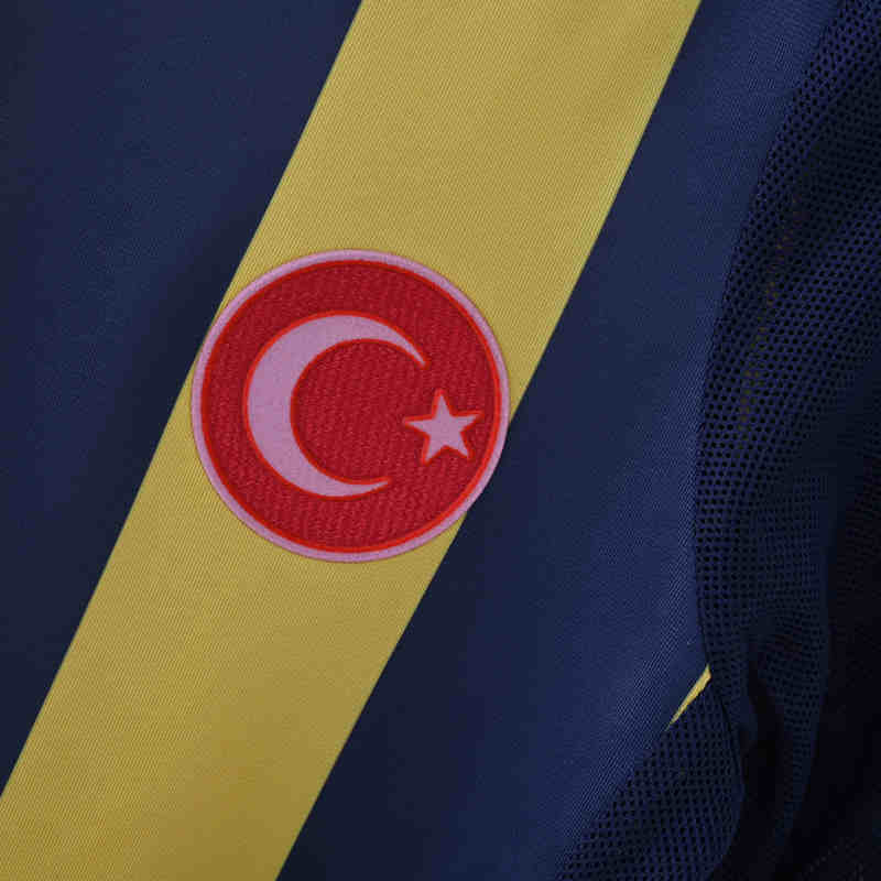 Retro Version 07-08 Season Fenerbahçe Home Yellow&Blue Thailand Soccer Jersey AAA-7189