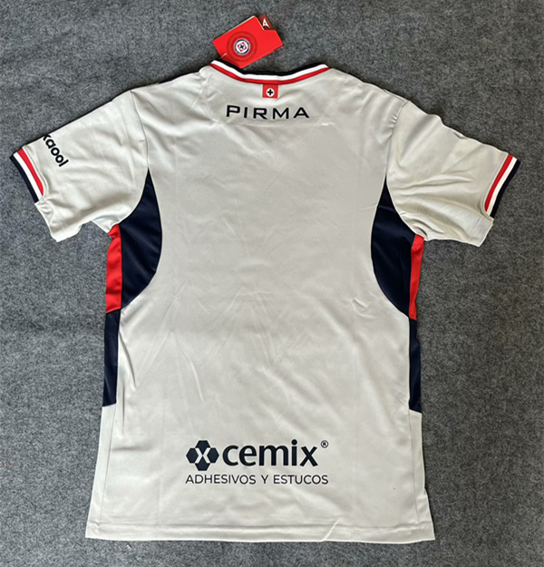 (S-4XL) 25-26 Cruz Azul Away White Thailand Soccer Jersey AAA-GB