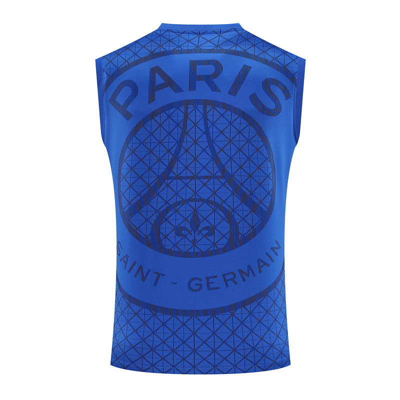25-26 Paris SG Blue Thailand Training Soccer Vest-418