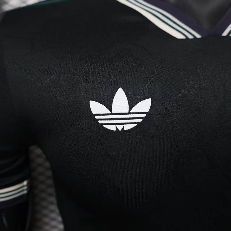 Player Version 25-26 Juventus 2nd Away Black Thailand Soccer Jersey AAA-888