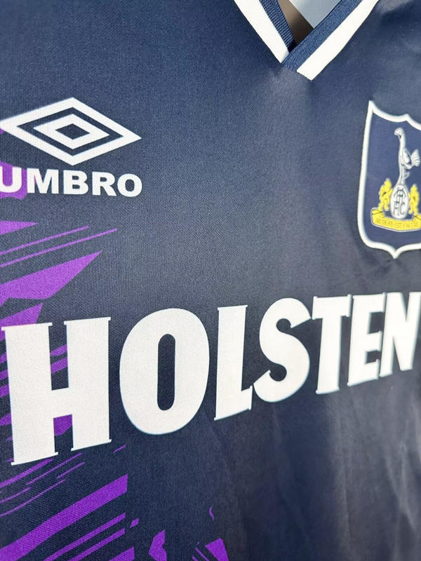 Retro Version 94-95 Tottenham Hotspur Away Purple Thailand Soccer Jersey AAA-811