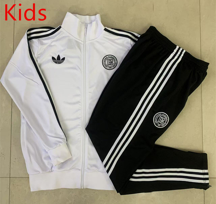 25-26 125th Anniversary Edition Germany White Kids/Youth Soccer Jacket Uniform-815