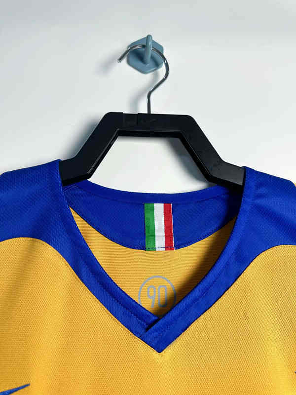 Retro Version 05-06 Juventus 2nd Away Yellow Thailand Soccer Jersey AAA-811