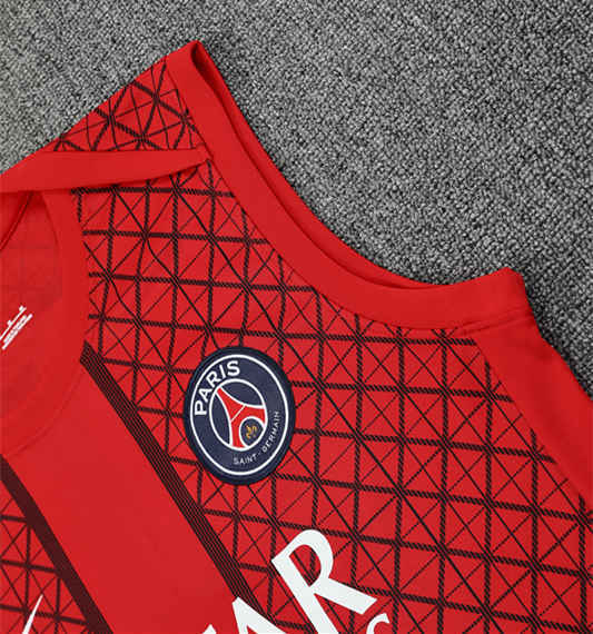 25-26 Paris SG Red Thailand Training Soccer Vest-418
