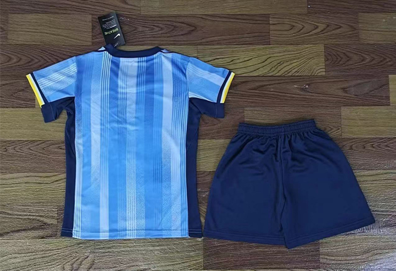 2024-2025 Tottenham Hotspur Away Blue Kids/Youth Soccer Uniform-709