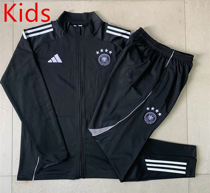 2025-2026 Germany Black Kids/Youth Soccer Jacket Unifrom-815
