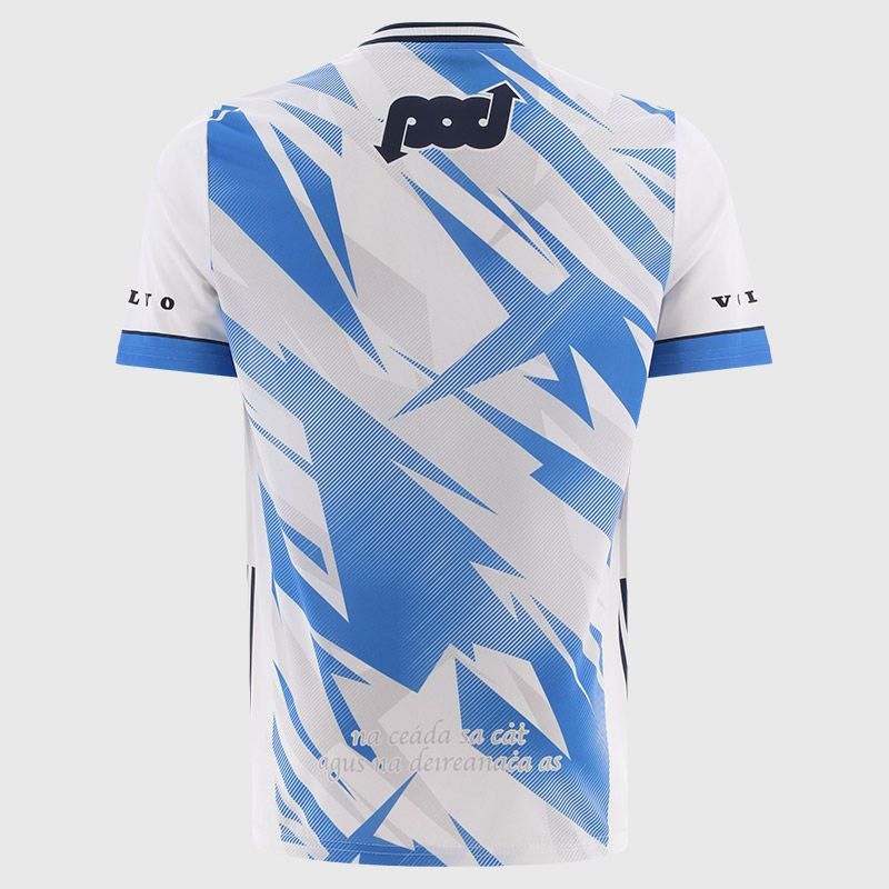 （S-3XL）2025GAA Clare Goalkeeper White&Blue Thailand Rugby Shirt