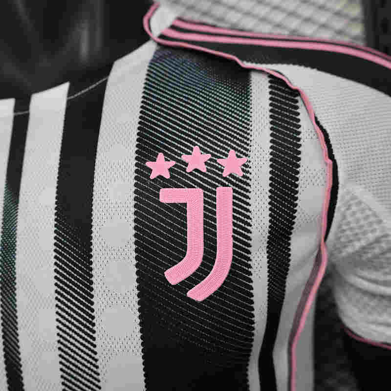 Player Version 2025-2026 Juventus Home Black&White Thailand Soccer Jersey AAA-888