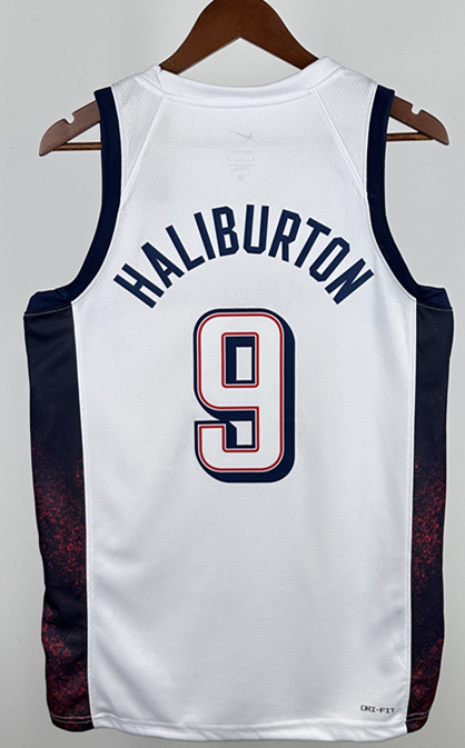 2024 Olympics USA White #9 NBA Jersey-311