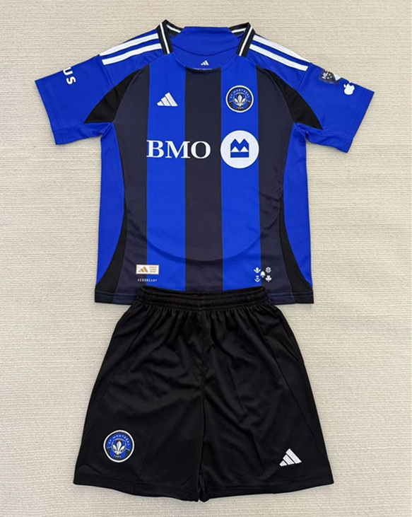 2025-2026 Montreal Home  Blue&Black Soccer Uniform-AY