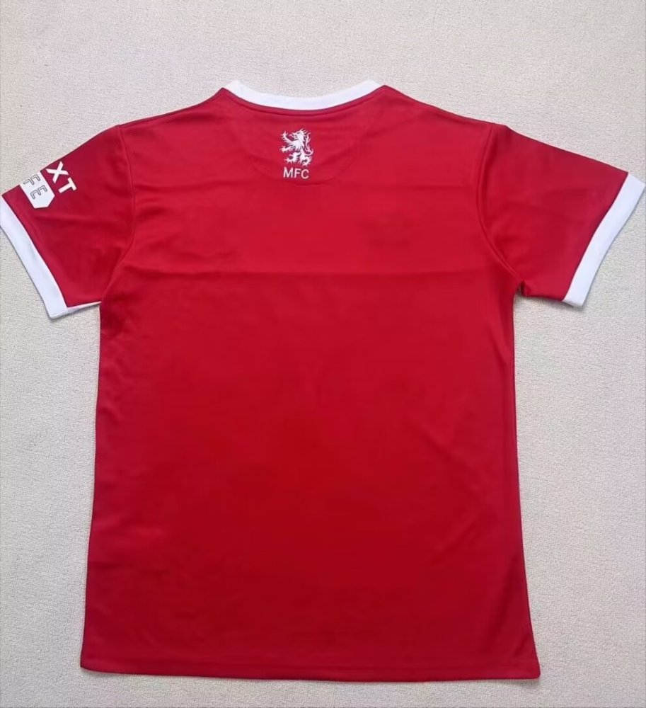 2024-2025 Middlesbrough Home Red Thailand Soccer Jersey AAA-5177