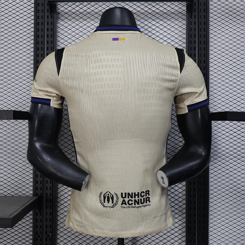 Player Version 2025-2026  Barcelona Away  Apricot Thailand Soccer Jersey AAA-888