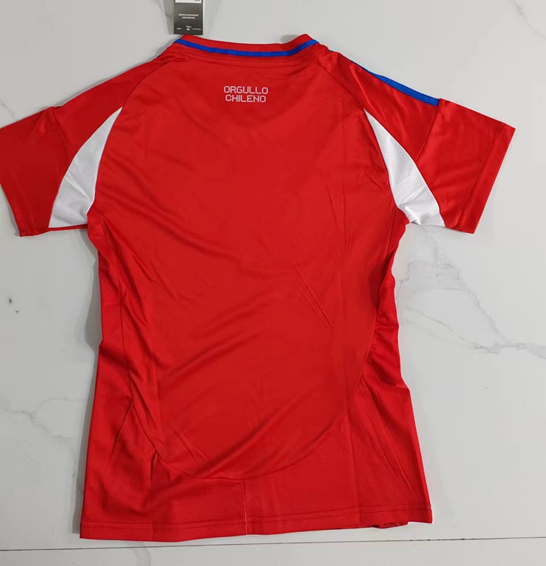 2024-2025 Chile Home Red Thailand Women Soccer Jersey AAA-708