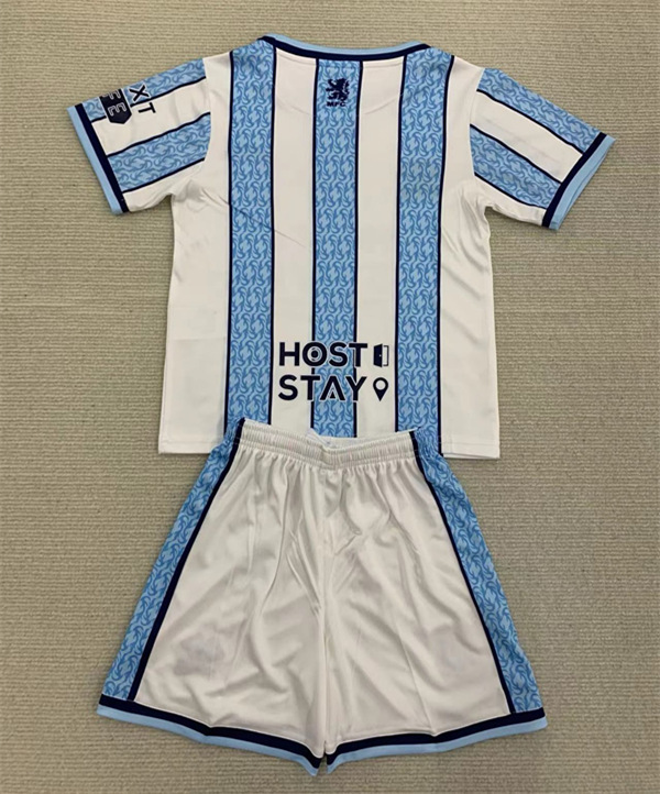 2024-2025 Middlesbrough Away Blue&White Soccer Uniform-AY