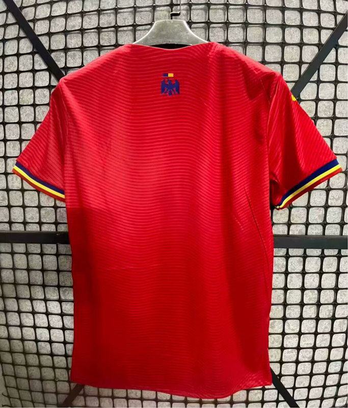 2025-2026 Romania Away Red Thailand Soccer Jersey AAA-2044