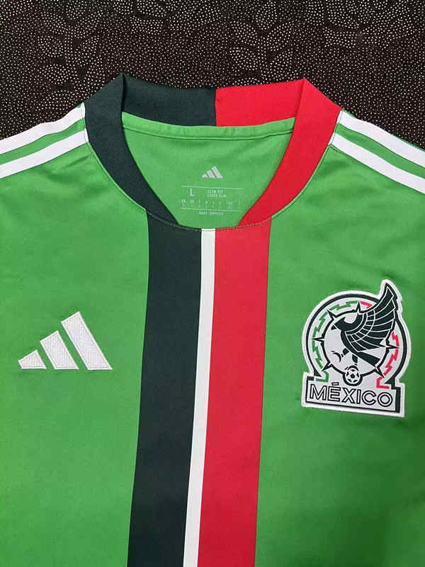 (S-3XL)2025-2026 Mexico Home  Green Thailand Soccer Jersey-5303