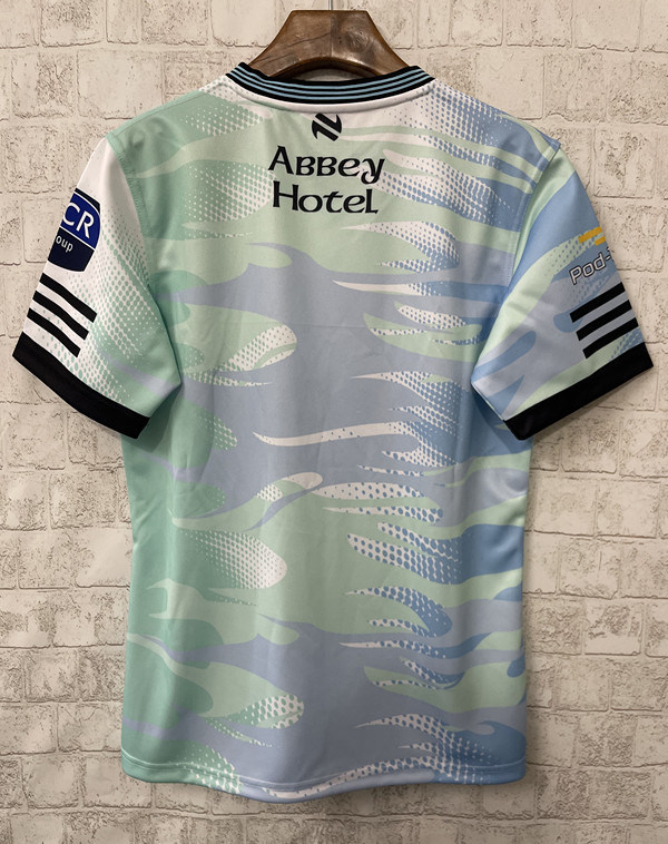 （S-3XL）2025GAA Donegal Light Blue Thailand Rugby Shirt