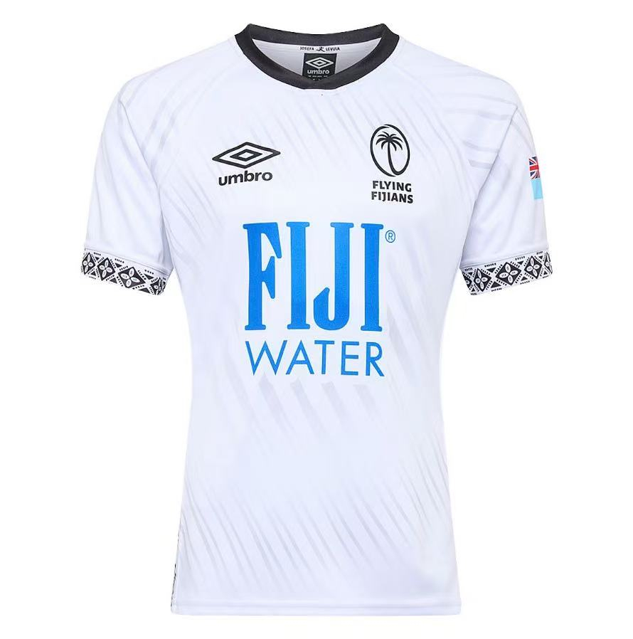 (Pre-sale) 2025 Fiji Home White Thailand Rugby Shirt