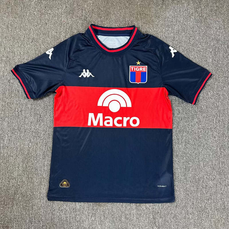 (S-3XL)2025-2026  Club Atlético Tigre  Home  Royal Blue  Thailand Soccer Jersey AAA-417