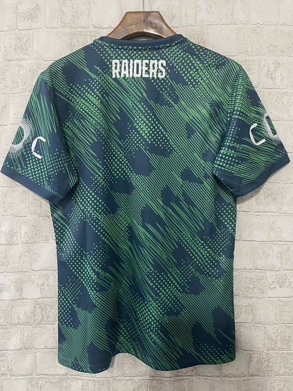 2025 Raiders Green Thailand Rugby Jersey