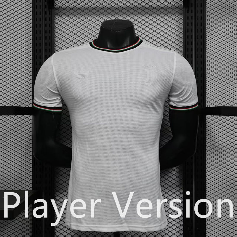 Player Version 25-26 Special Edition Juventus White Thailand Soccer Jersey AAA-888