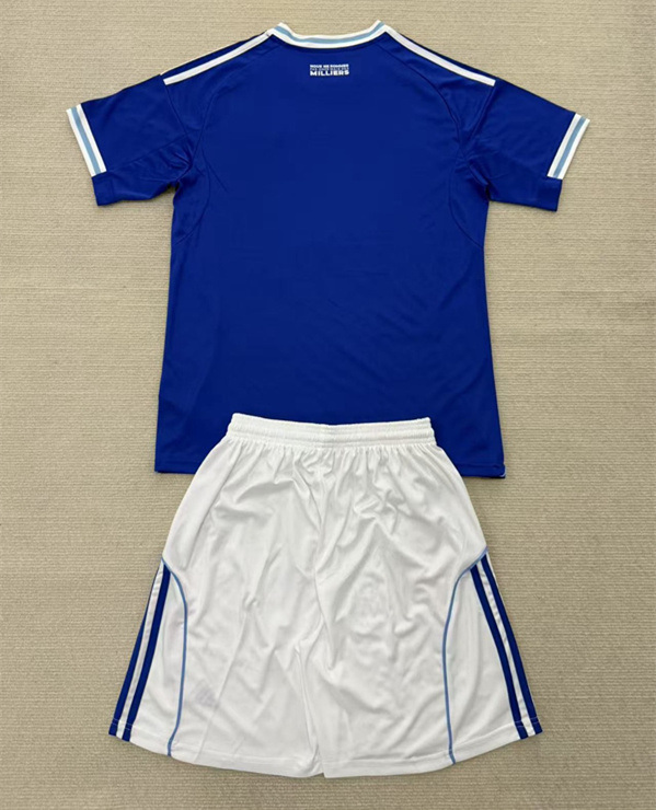 25-26 RC Strasbourg Home Blue Soccer Uniform-AY