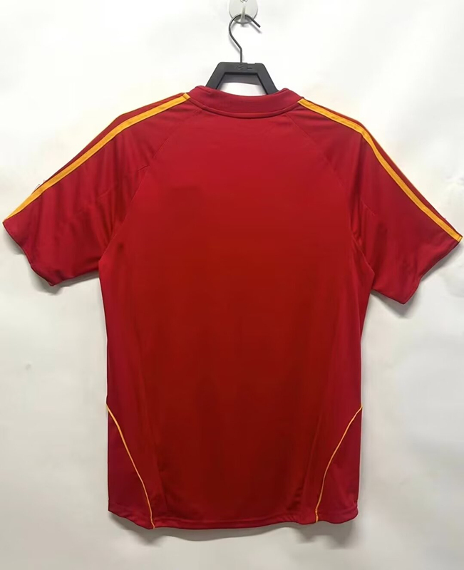 Retro Version 2008 Spain Home Red Thailand Soccer Jersey AAA-811