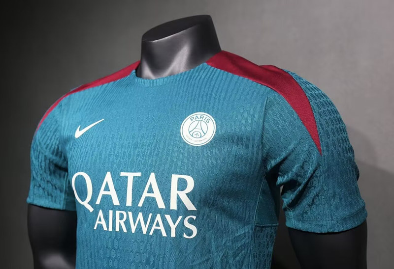(S-3XL) Player Version 2024-2025 Special Version Paris Green Thailand Training Soccer Jersey AAA-5229