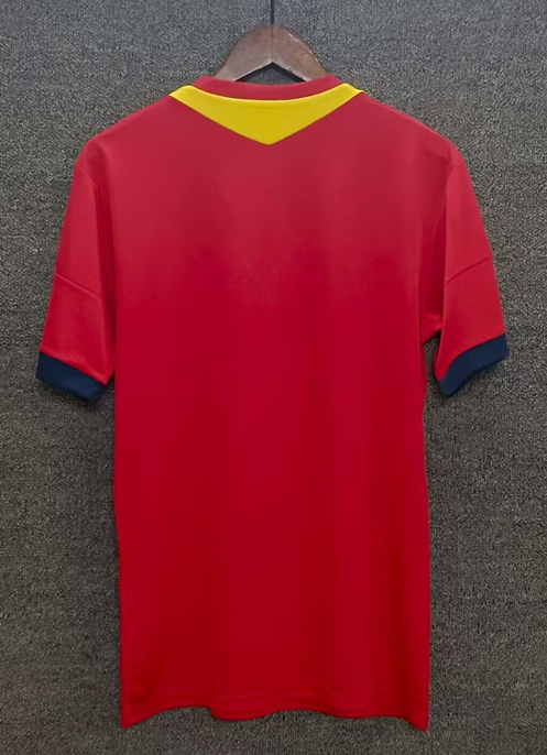 Retro Version 2013 Spain Home Red Thailand Soccer Jersey AAA-4130