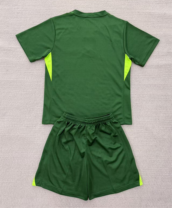 25-26 USA Goalkeeper Green Kids/Youth Soccer Unifrom-AY