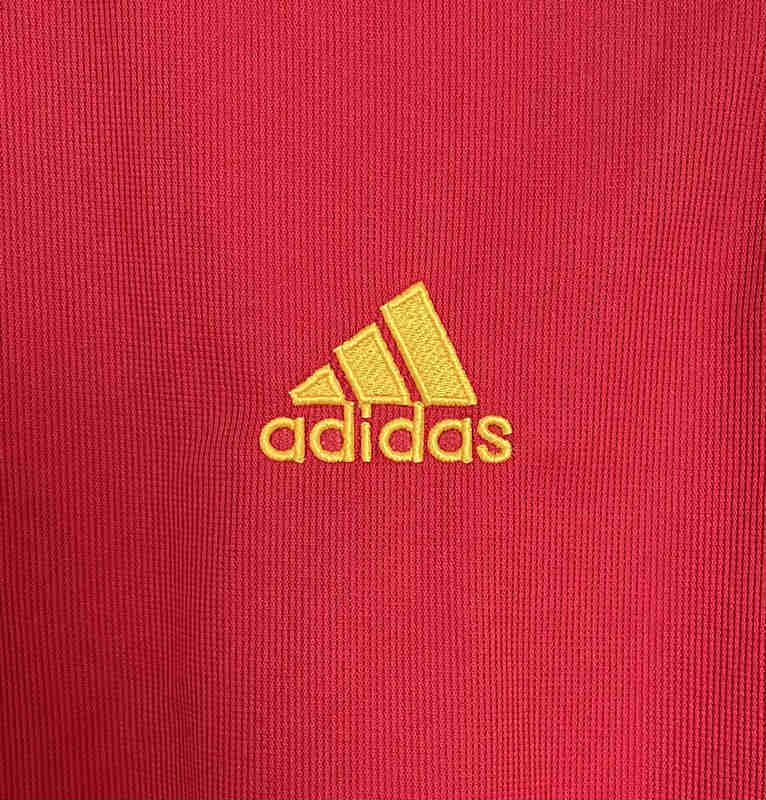 Retro Version 2000 Spain Home Red Thailand Soccer Jersey AAA-811