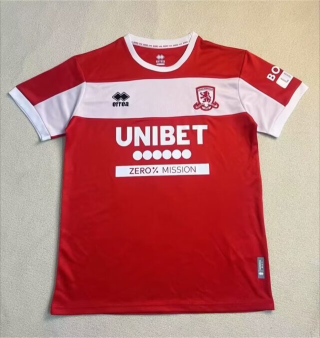 2024-2025 Middlesbrough Home Red Thailand Soccer Jersey AAA-5177