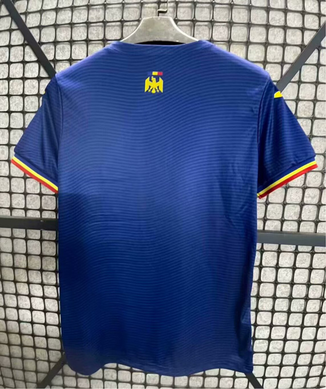 2025-2026 Romania 2nd Away Cyan Thailand Soccer Jersey AAA-2044