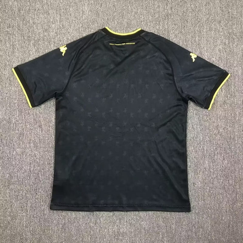 With Chest Sponsor 2024-2025 Genoa CFC 2nd Away Black Thailand Soccer Jersey AAA-417
